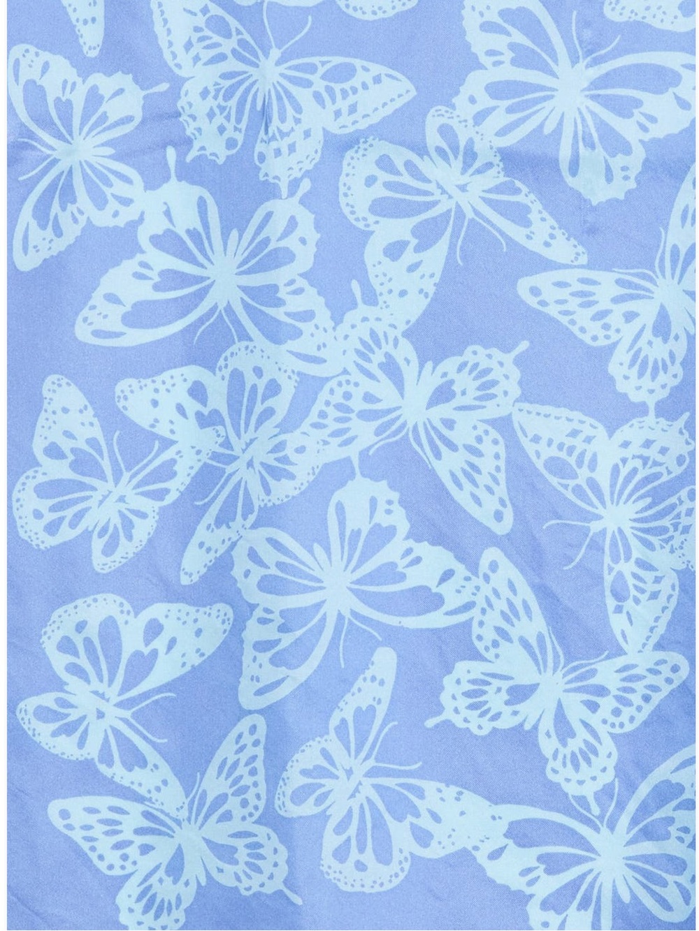 kate spade Blue Butterfly Print Silk Scarf